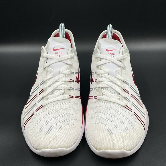 COPY - Nike Free TR 6 White/Gym Red Cross Training Shoes Women’s Sz 9 - Picture 2 of 10